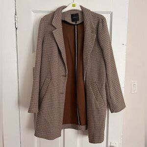 Soft Blazer, Brown Black Print, SZ. L